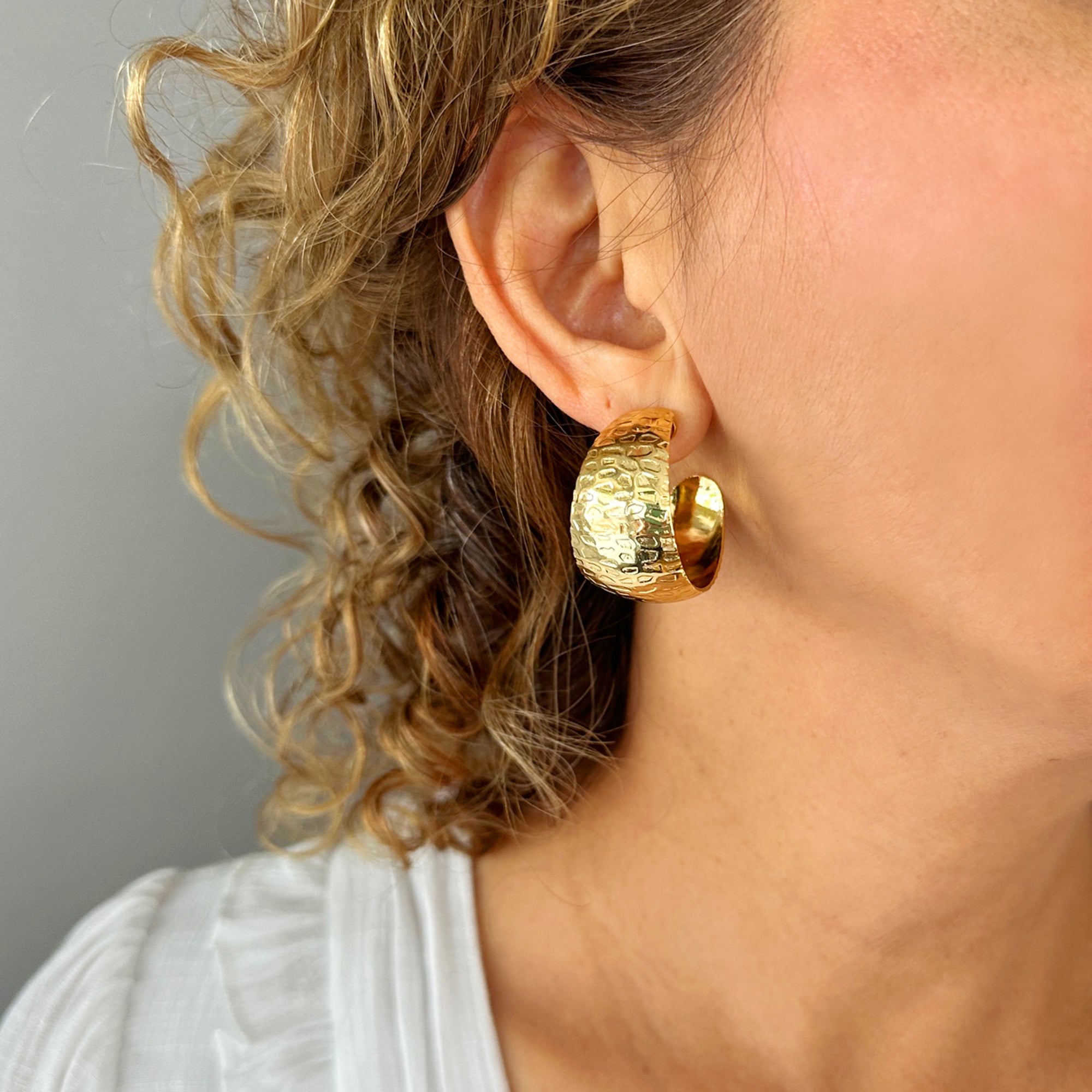 Nebraska Hoop Earrings