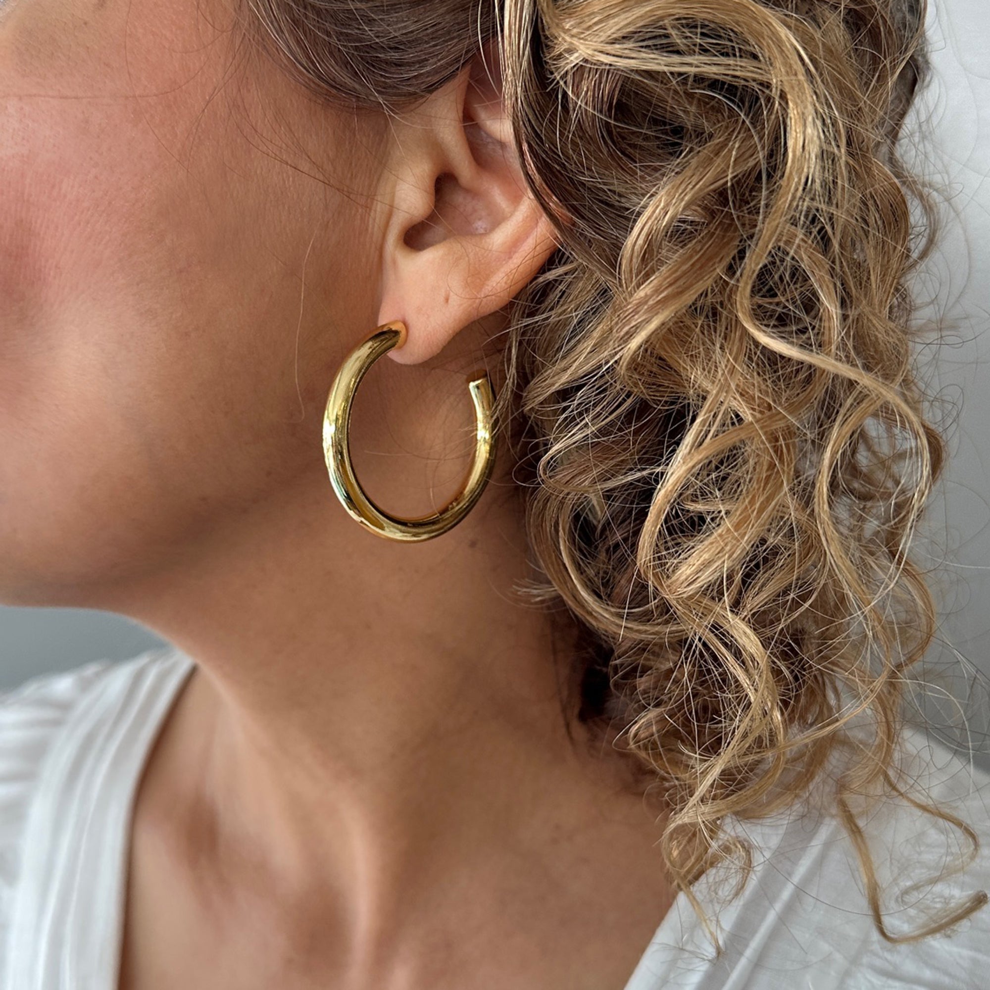 Texas Hoop Earrings