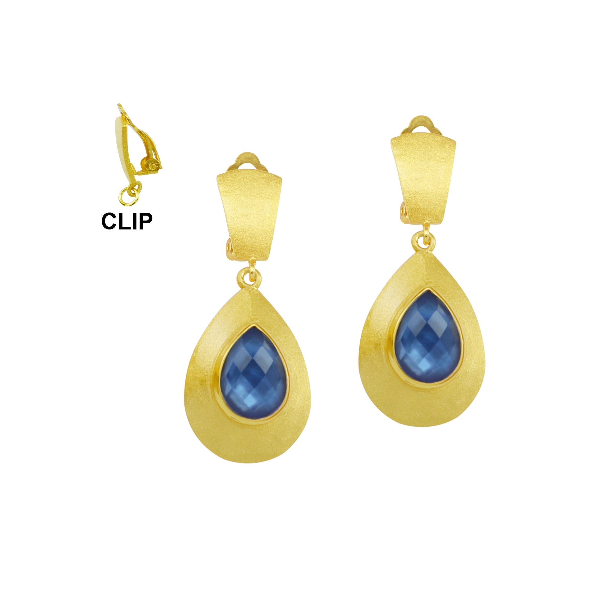 Lydian Clip Earrings