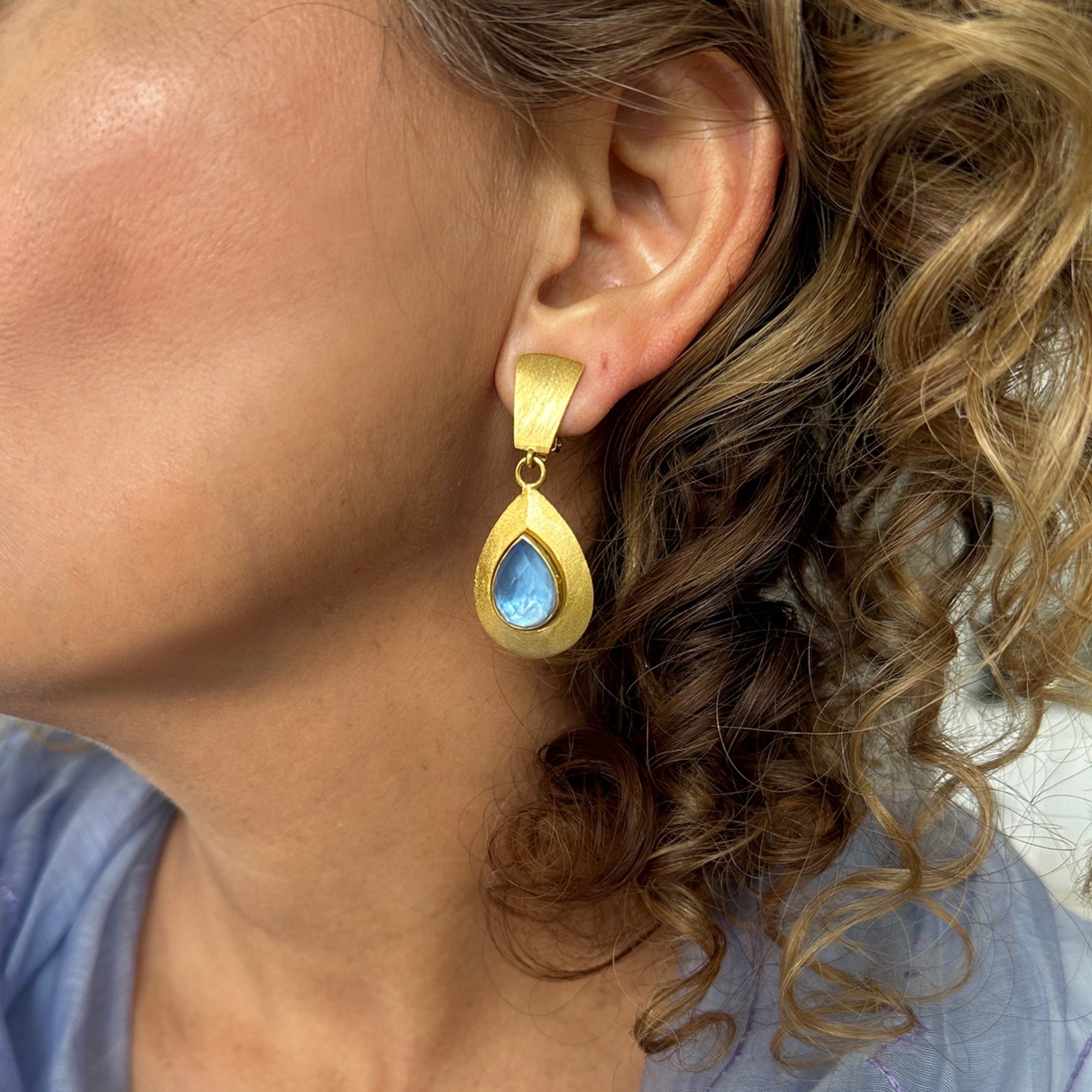 Lydian Clip Earrings