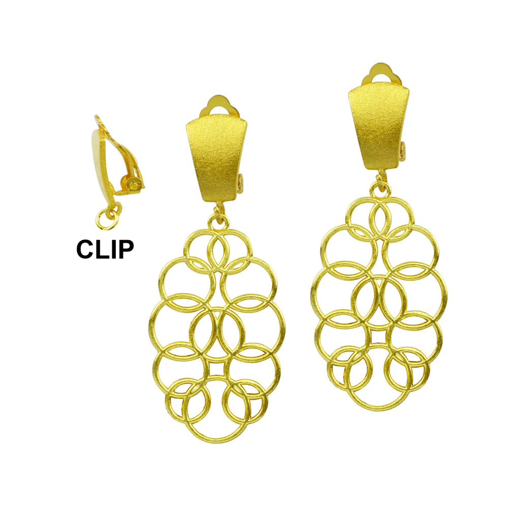 Normandy Clip Earrings