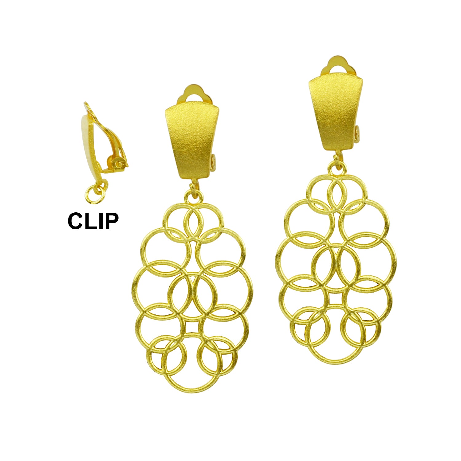 Normandy Clip Earrings