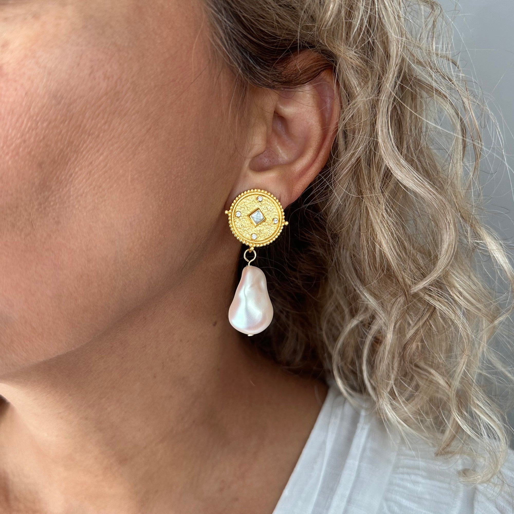 Delaware Clip Earrings