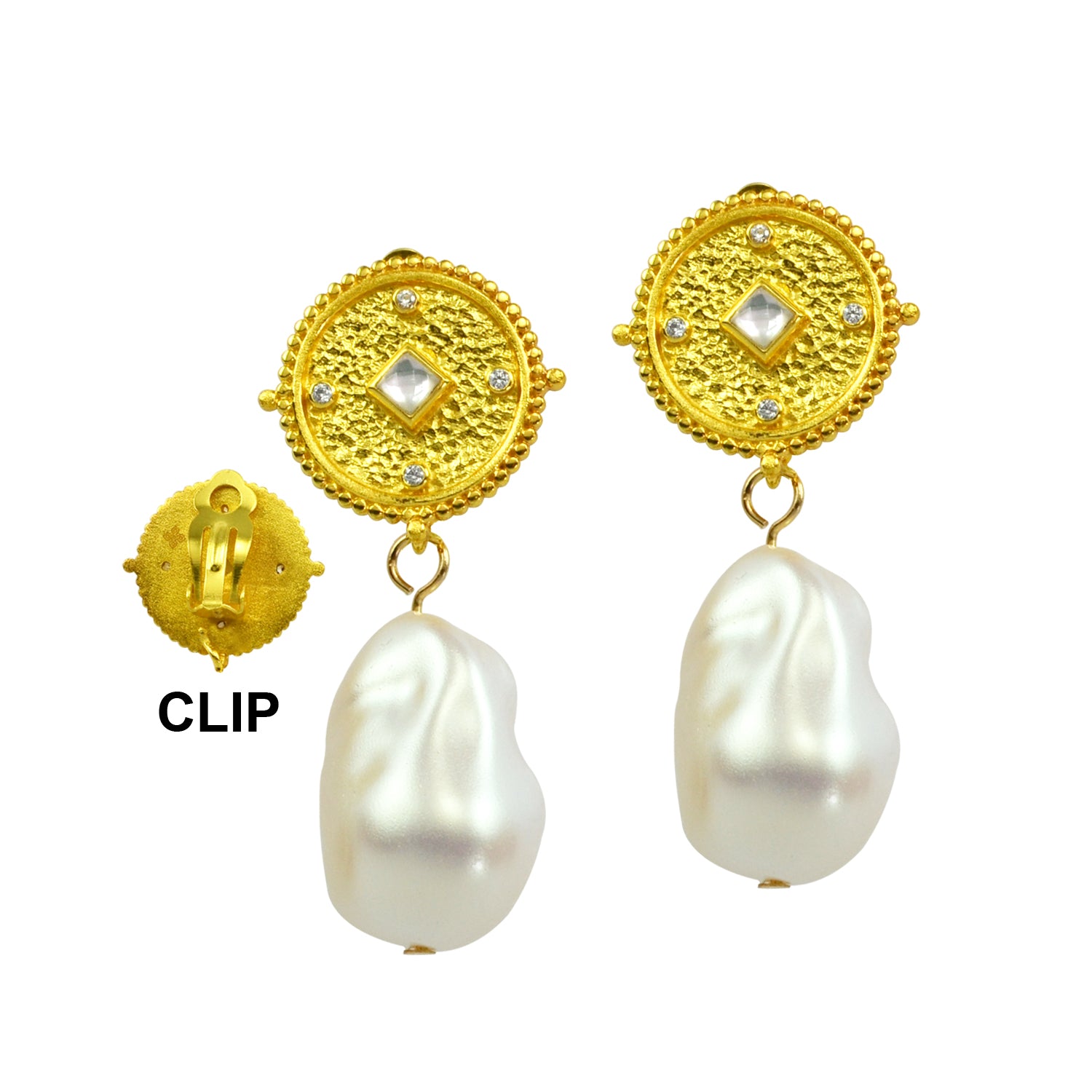 Delaware Clip Earrings