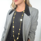 Coins Long Necklace