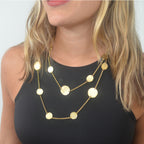 Coins Long Necklace